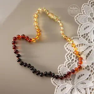 AMBERKU Kalung Amber Rainbow