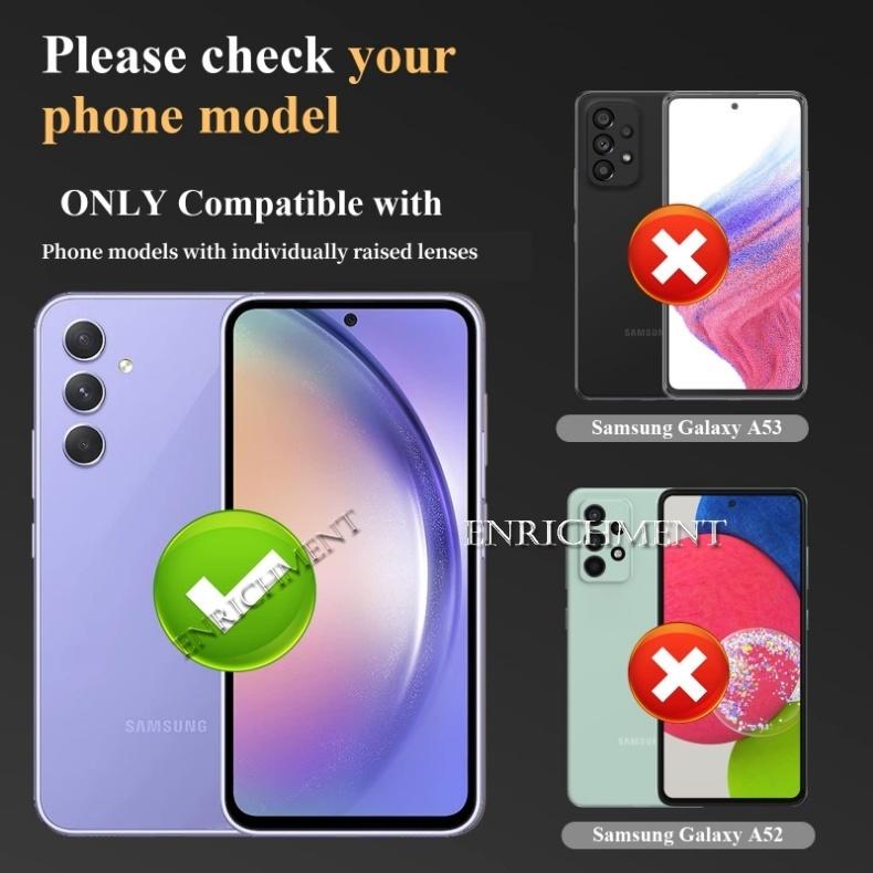 Product Introduction of For Samsung Galaxy A54 A34 A24 A14 LTE 4G 5G Phone Camera Lens Screen Protector Upgraded Metal Tempered Glass Bumper Back Cover For Galaxy Z Fold Flip 5 4 Fold5 Fold4 Flip4 5G 18