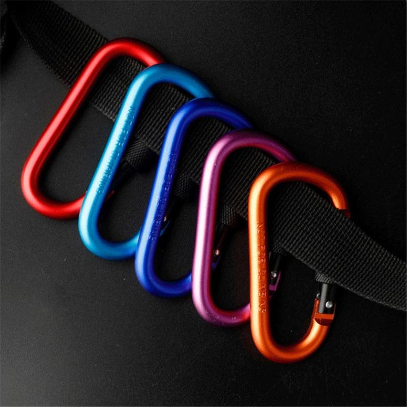 Climbing Buckle, 1 Count Outdoor Aluminum Alloy Spring Hook, Quick Release Buckle, Climbing Bottle Buckle, Sports & Outdoor Accessories 3