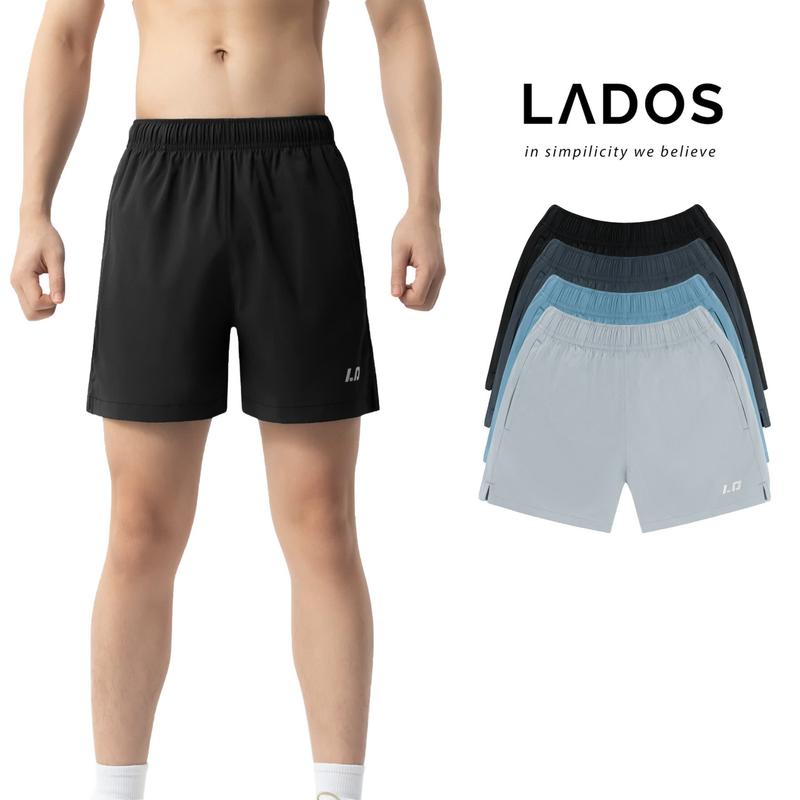 Quần short đùi thể thao nam cao cấp LADOS-4135 vải dù co giãn nhẹ, trẻ trung năng động phong cách Hàn Quốc