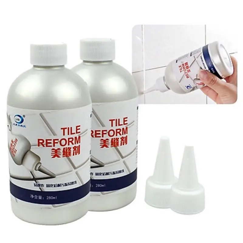 Keo Dán Gạch Sơn Kẻ Chỉ Gạch Cao Cấp 280ml Làm Mới Mặt Sàn Nền Nhà Tắm Tường Bồn Rửa Chén Bồn Cầu Đa Năng 0