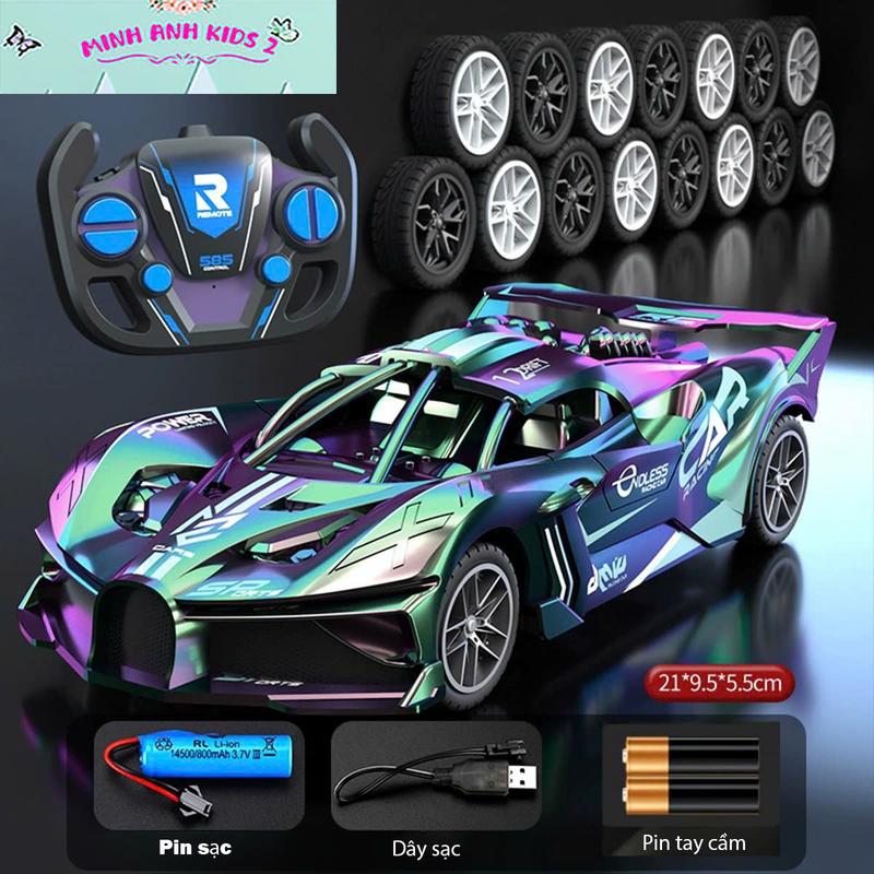 Đồ Chơi Xe Đua Địa Hình Bugati Điều Khiển Từ Xa Sử Dụng Pin Sạc