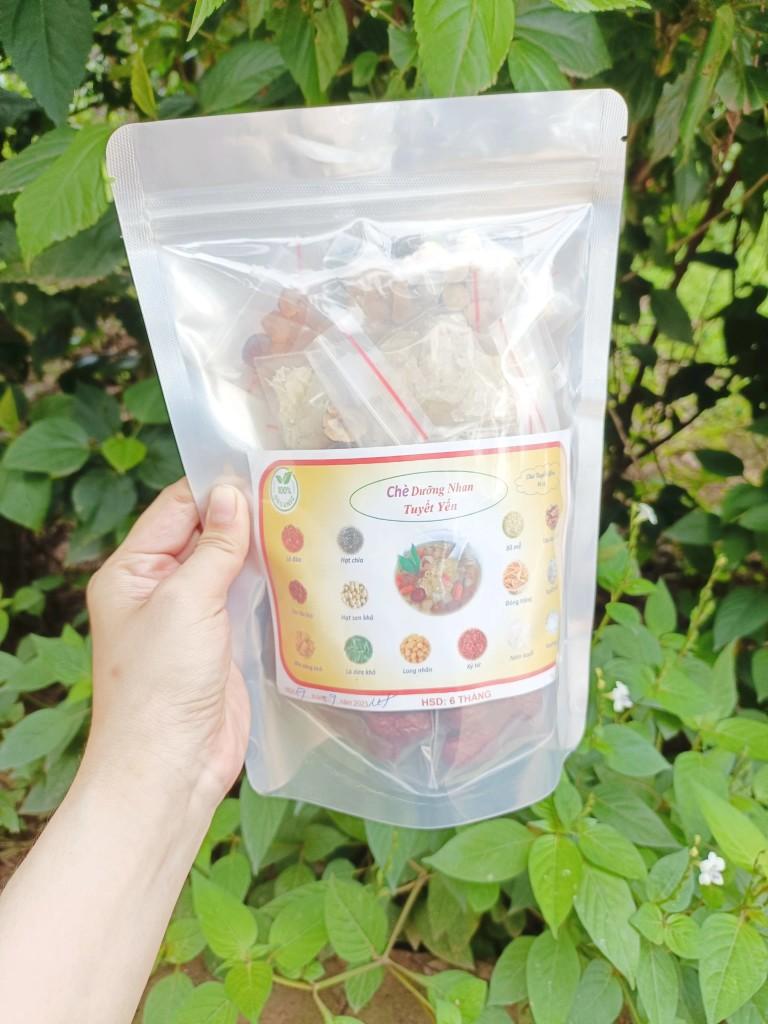 Product Introduction of chè dưỡng nhan tuyết yến 400g tặng lệ đào, hạt sen, quế hoa. 1