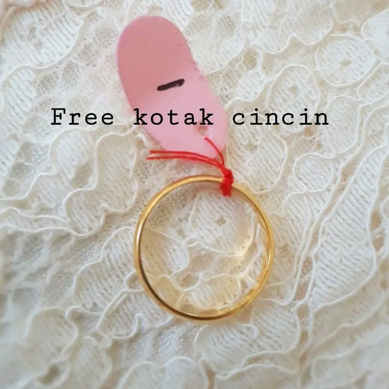 Cincin Polos Dewasa 1 Gram 1