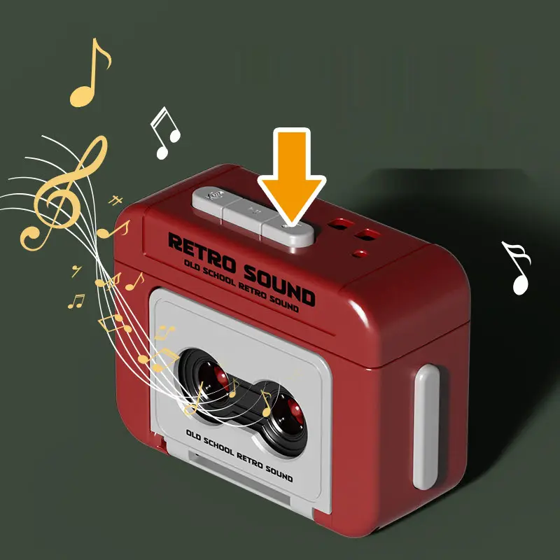 Móc Khóa Máy Cassette Cổ Điển Có Ghi Âm - Quà Lưu Niệm Cho Nữ - Women móc  khoá  vô  tri  độc  lạ móc  khóa  capybara  mini 3