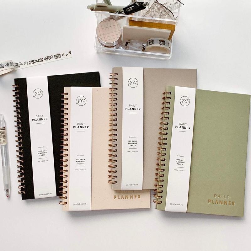  Sổ Lên Kế Hoạch Hằng Ngày JC Notebook Cao Cấp Kích Thước A5 | Daily Planner 