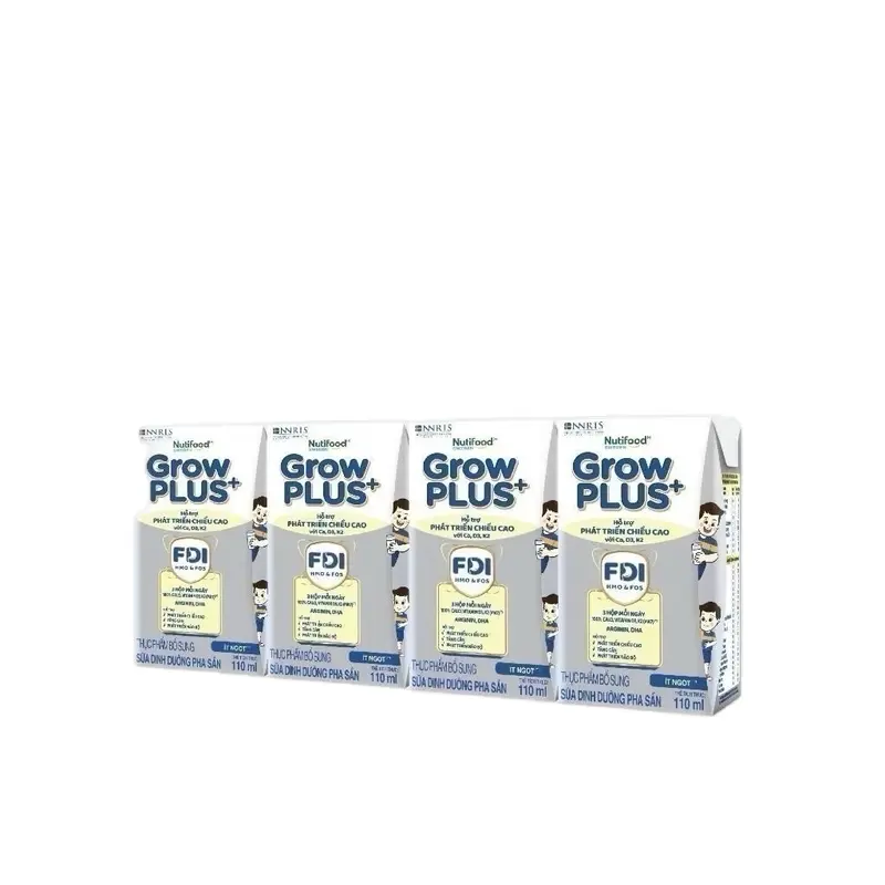 Sữa NutiFood Grow Plus bạc tăng chiều cao cho bé từ 1 tuổi trở lên sữa  cong thuc 4