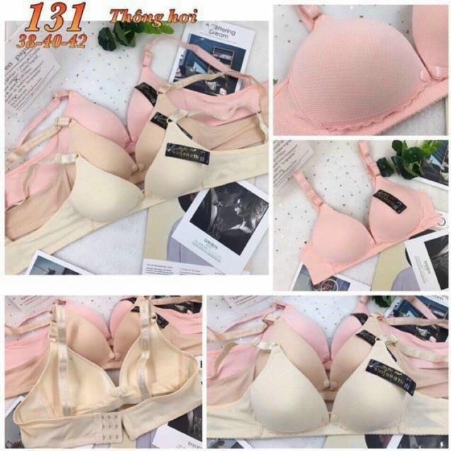  Áo Lót Bầu,Áo Cho Bé Bú Mác Thái Không Gọng Nâng Ngực Mềm Mại Thông Thoáng Cho Mẹ Bỉm Sữa Voi Cotton 