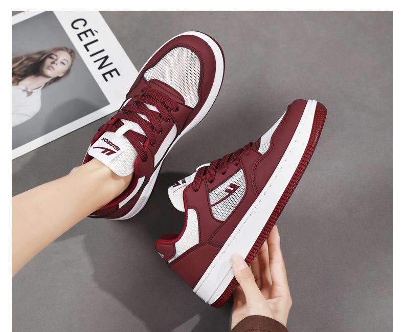 Product Introduction of Warrior Flagship Store 2024 Authentic Couple Summer Style National Trend Hollow Breathable Trendy Casual Sports Versatile Sneakers 25