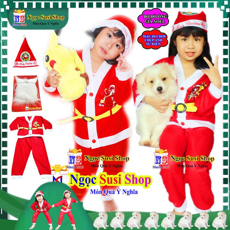 Product Introduction of [TẶNG NÓN] QUẦN ÁO ÔNG GIÀ NOEL BỘ ĐỒ NOEL CHO BÉ 1 - 10 TUỔI CHẤT VẢI NỈ MỎNG GIÁ RẺ - QUẦN ÁO TRANG PHỤC NOEL GIÁNG SINH 79