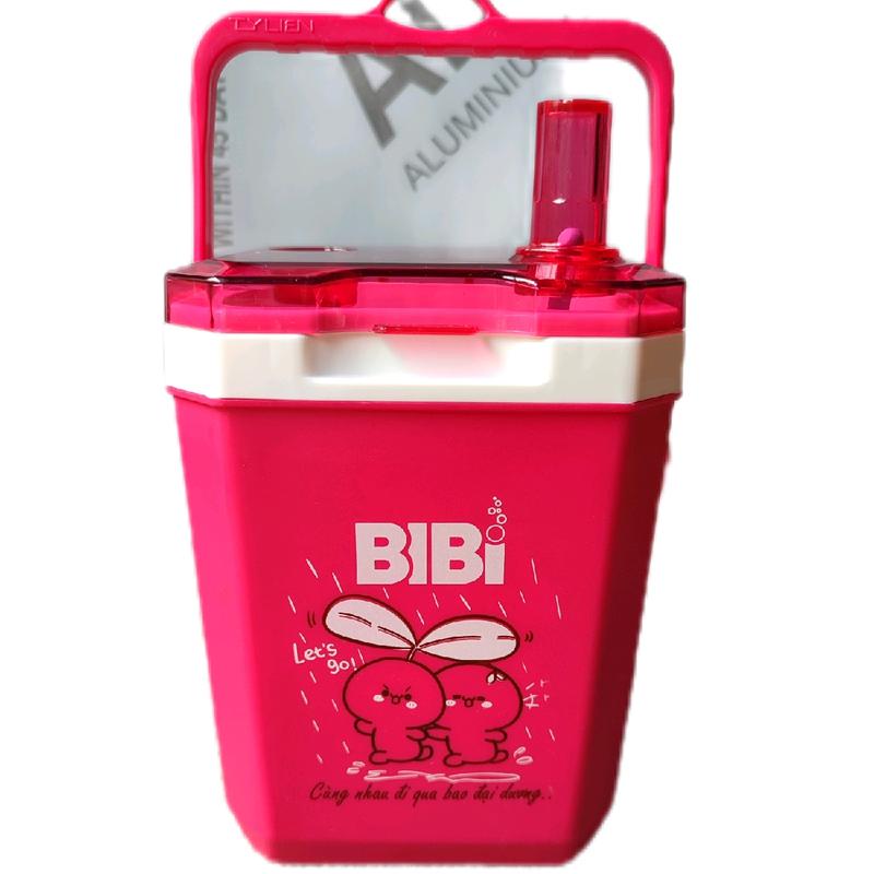 Thùng Đá BiBi Mini 1.2L - Nhựa Tý Liên - Thiết Kế Nhỏ Gọn (Cao ~17cm) Có Quai Xách -Nắp Liền Trong Suốt - Giữ Nhiệt (Giao Hình Ngẫu Nhiên)