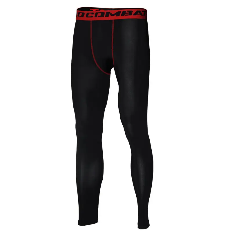 Quần BODYCOMBAT Giữ Nhiệt Thun Legging Sport Nam Đen Viền Trắng Size M 2