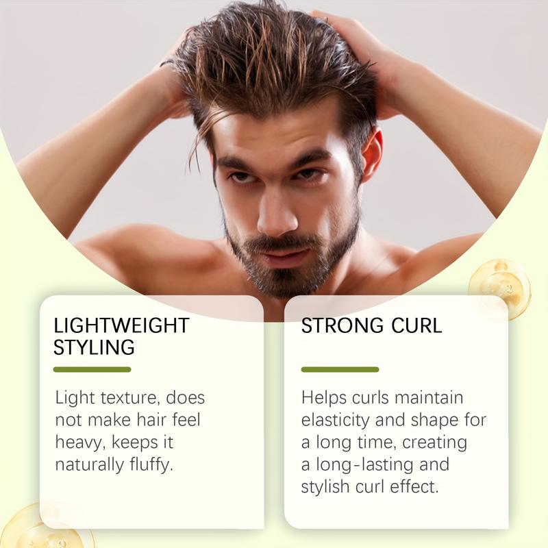 Product Introduction of Hair Styling Foam Mousse, Fresh and Non-Greasy, Lightweight Texture, Volumizing Hair, Long-Lasting Hold, Dry Hair Spray, Suitable for Men and Women shampoo slime  hair  mask 5