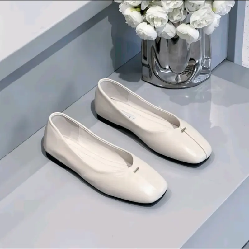 Giày búp bê GV 16 (phom to 1.5 lùi 1size).Da mềm Cao cấp khuy ngang xinh xỉu. 2