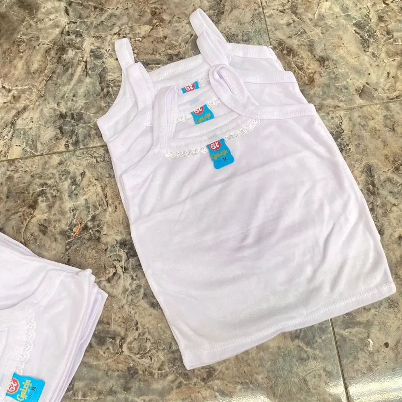 Lusinan Kaos Dalam Anak Remaja SD SMP Singlet Dalaman Sandatan Renda Size M L XL 3L 6