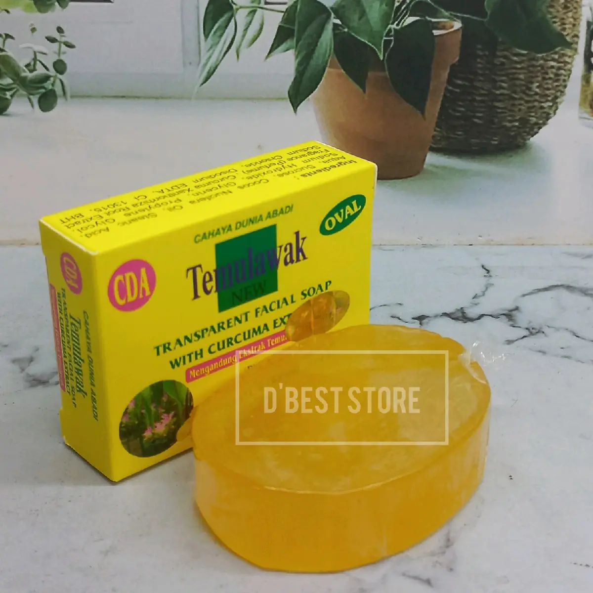 CDA Sabun Temulawak Oval BPOM Soap Mandi