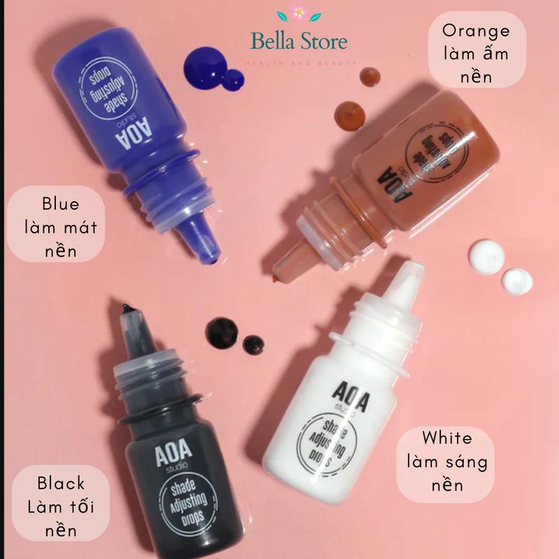 [Mẫu thử 3ml] Kem nền hiệu chỉnh tone màu AOA Shade Adjusting Drops
