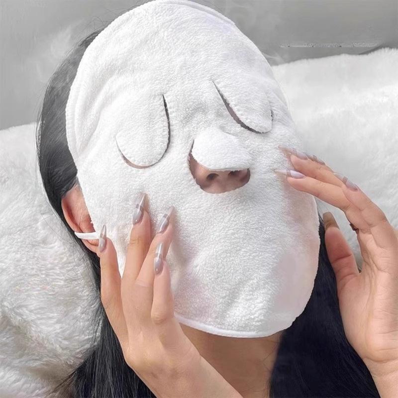 Khăn mặt nén nóng có thể tái sử dụng cho máy hấp mặt nóng và lạnh thích hợp cho gia đình và spa chăm sóc da dưỡng ẩm khăn mặt làm đẹp thích hợp để sử dụng hàng ngày