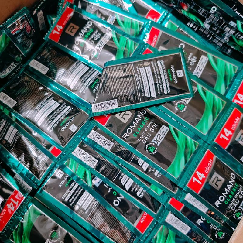 Combo 5 Dây Dầu Gội ROMANO Tóc Chắc Khỏe - CLASSIC