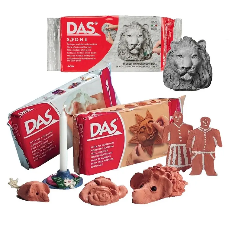 DAS MODELLING CLAY 1KG TEMBIKAR / MALAM 1000GR AIR DRYING 0