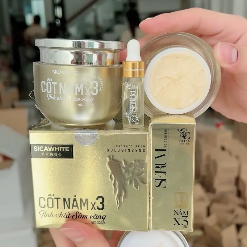[ Lotion ] Cốt Nám x3  ( 30gr ) Tặng 1 Serum Cốt Sâm ( 5ml ) 3