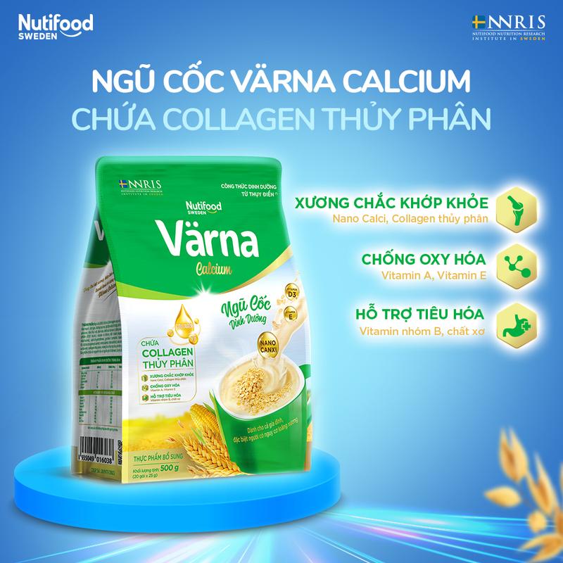 Túi Ngũ Cốc Dinh Dưỡng Värna Calcium 500g  - Thương Hiệu NUTIFOOD