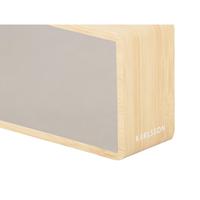 Gambar Karlsson Alarm Clock Silver Mirror LED - Light Wood dari Karlsson Indonesia Kota Administrasi Jakarta Selatan 5 Tokopedia