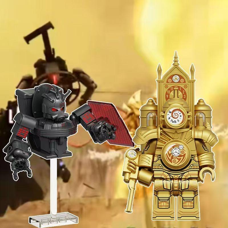 Minifigures Toliet Skibidi, TV Titan Monitor, Người Đàn Ông Loa, Khối Xây Dựng, Đồ Chơi Trẻ Em Bộ Lắp Ráp Xếp Hình Toy 7