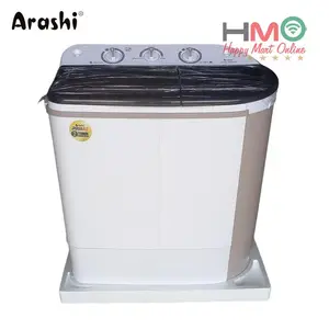 Arashi Mesin Cuci 2 Tabung Laundry Portable Bukaan Atas 5.5 KG  AWM-551B AWM 551 B - AWM 602 B