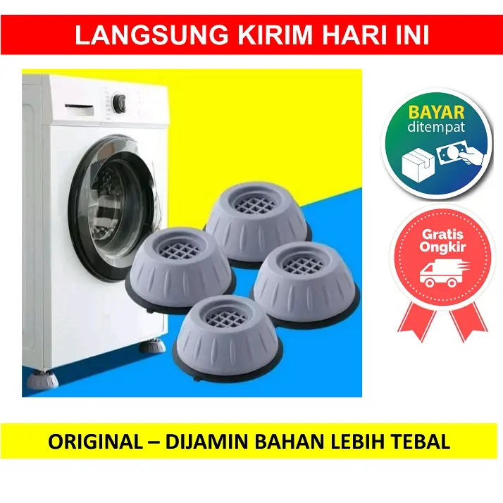 TKG PROMO JLTD Alas Kaki Mesin Cuci Kulkas Universal Anti Slip dan Anti Getaran Tatakan Pelindung Meja Getar