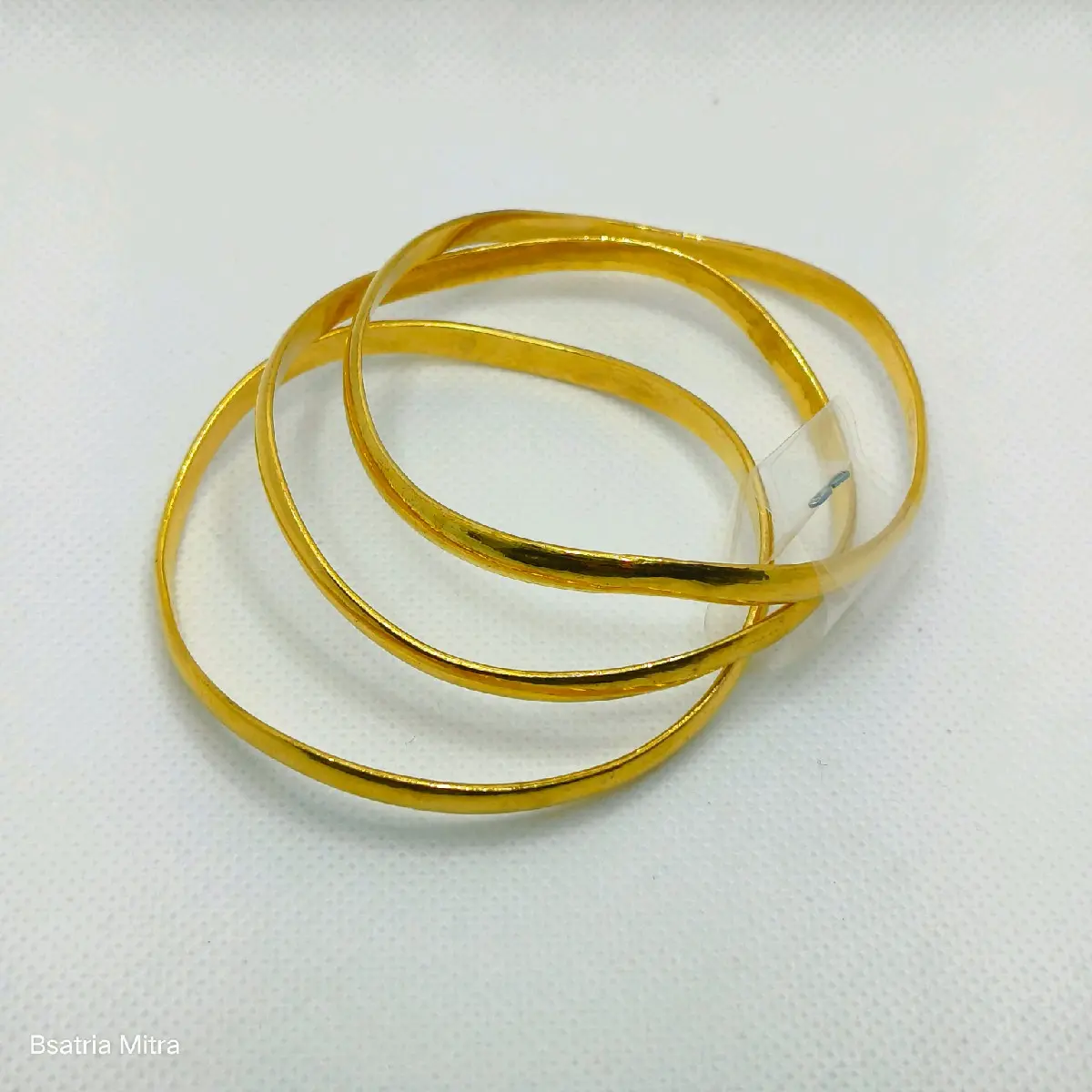 Gelang Keroncong Safari Polos Lapis Emas 24K