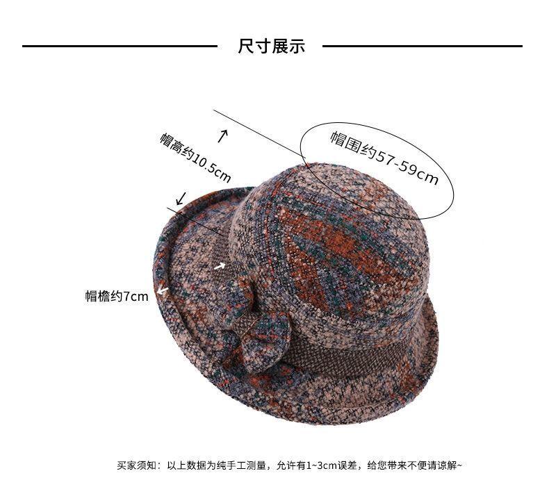 Product Introduction of Mũ Người Trung Người Già Và Cao Tuổi, Nữ, Mùa Thu Và Mùa Đông, Mũ Len Cho Mẹ, Dày Dặn, Mũ Bucket Vải Cho Bà, Thích Hợp Cho Mùa Xuân Và Mùa Thu, Mũ Bucket Đi Chơi, Năm 2024 8