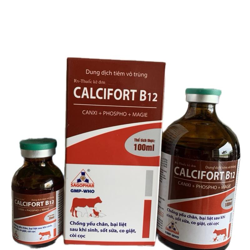 CANXI + PHOSPHO + MAGIE B12 phòng và trị hạ canxi trên vật nuôi 0