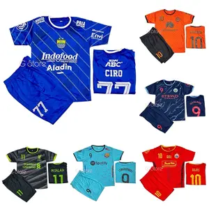 Setelan baju bola anak local termurah set sepak bola musim terbaru kaos futsal terlengkap berkualitas cepat kering nyaman