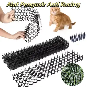 Alat Pengusir Anti Kucing /Matras Paku Anti Kucing /Garden Prickle Matras Paku Pengusir Kucing /Bantalan Berduri Untuk Mencegah Hewan Peliharaan Naik Ke /Paku Plastik Anti Kucing Paku Pasak Pengusir
