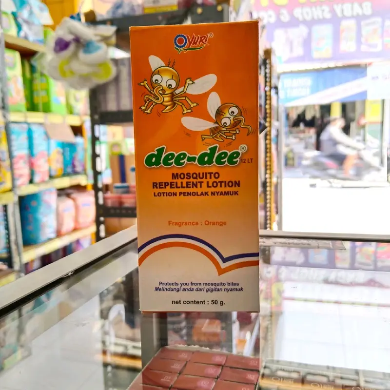 (paket isi 5) DEEDEE Lotion Anti Nyamuk 50gr 3
