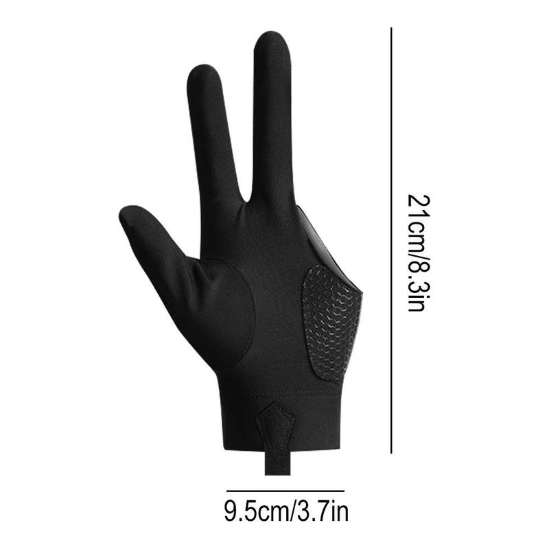 Product Introduction of Professional Pressure Billiards Gloves NonSlip Snooker Gloves with Three Fingers for Optimal G2A0 26
