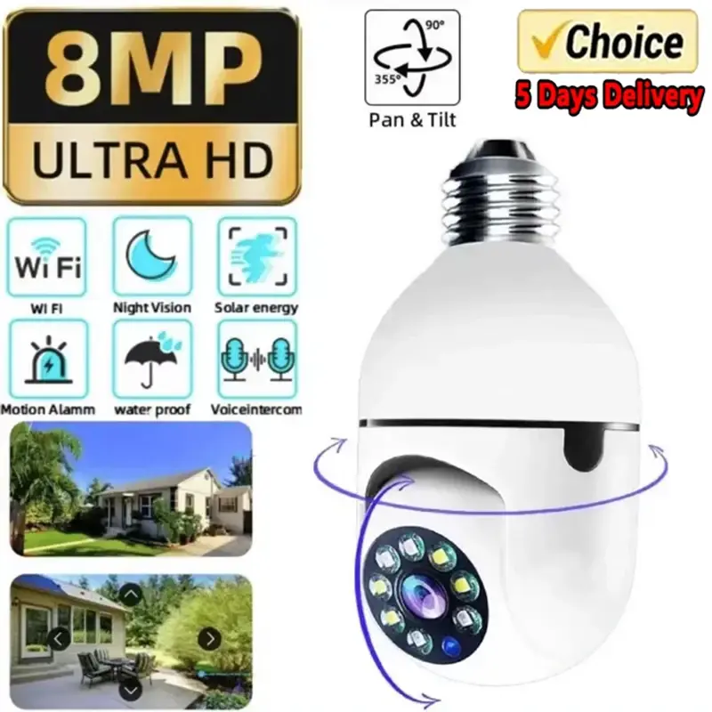 Camera IP WiFi, 4G, Camera bóng đèn Y2S, 3MP, Giám sát trẻ Em Bé không dây, theo dõi AI, Giám sát video an ninh, Camera thú cưng, SmartLife, Sử dụng Trong Nhà