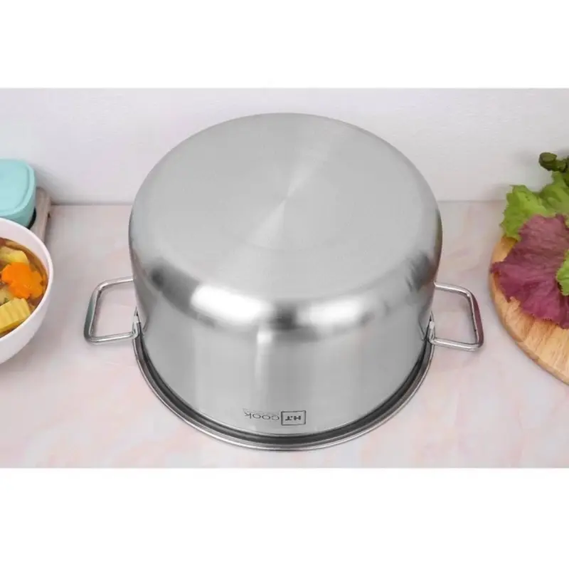 BỘ NỒI XỬNG HẤP HT.COOK 28CM INOX CAO CẤP 5