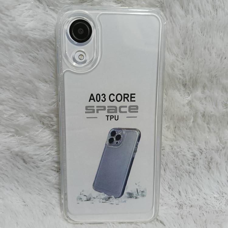Product Introduction of Softcase Casing SAM A03 CORE  Selikon Bening Trasparan Pelindung belakang HP+Camera Silikon 2