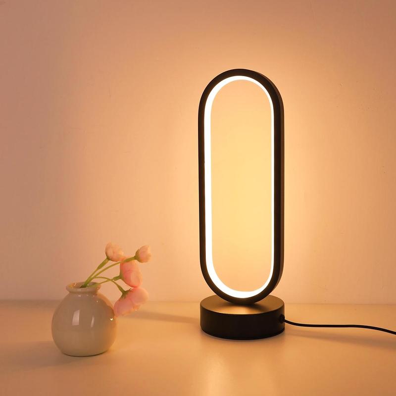 USB Powered LED Desk Lamp, 3-color Dimming Ambient Desk Light, Eye Protector LED Desk Lamp for Home Office Bedroom Study Room 0