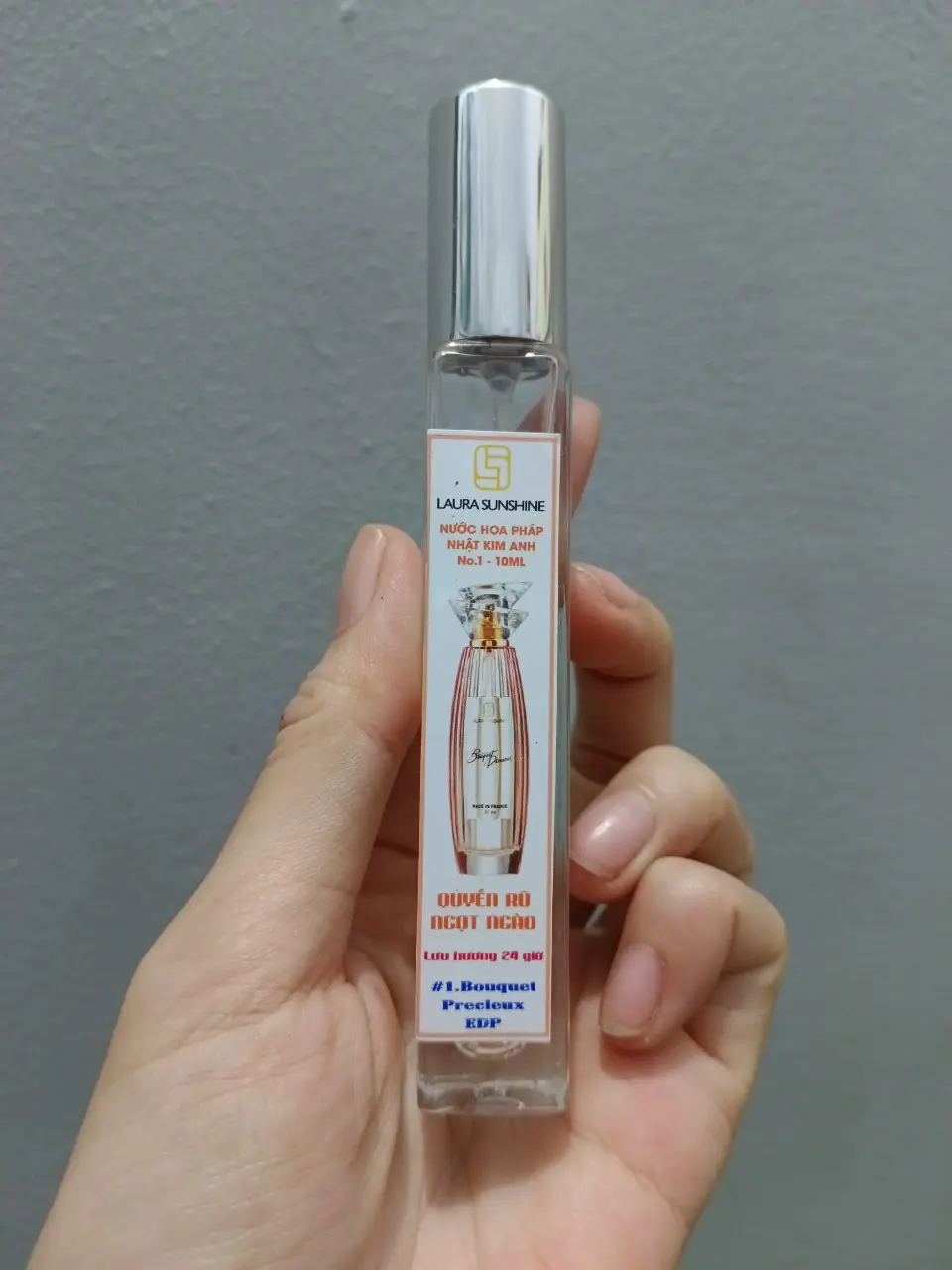 Mẫu thử 10ml nước hoa nữ No1  Laura Paris Xịt Thơm Perfume