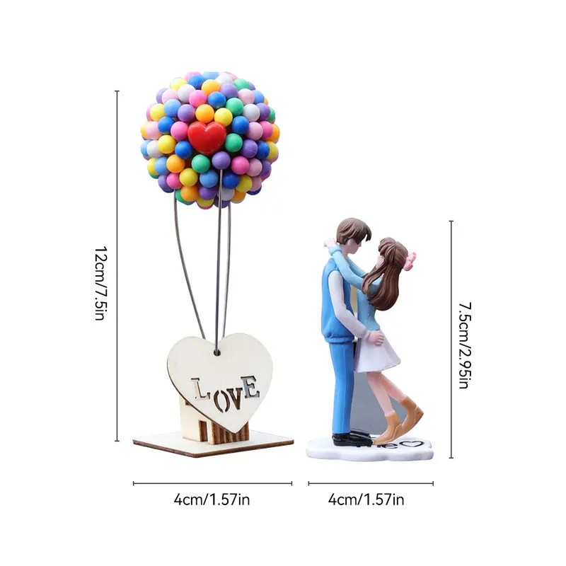 Búp Bê Bảng Điều Khiển Ô Tô, 2 Cái / Bộ, Đồ Trang Trí Nhà Balloon Pha Lê Cặp Đôi Sáng Tạo, Với Ghế Dài, Phụ Kiện Nội Thất Ô Tô, Thích Hợp Làm Quà Tặng Cho Bé Gái Và Phụ Nữ, Mặt Hàng # 469410 6