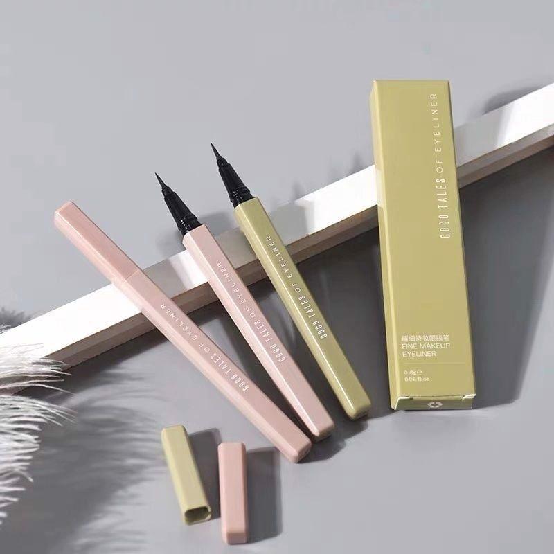 Product Introduction of Bút kẻ mắt Gogo Tales Nét cọ đậm nhưng thanh mảnh, nhanh khô và không gây bóng Mỹ Phẩm Cosmetic Trang Điểm Nữ Women 1