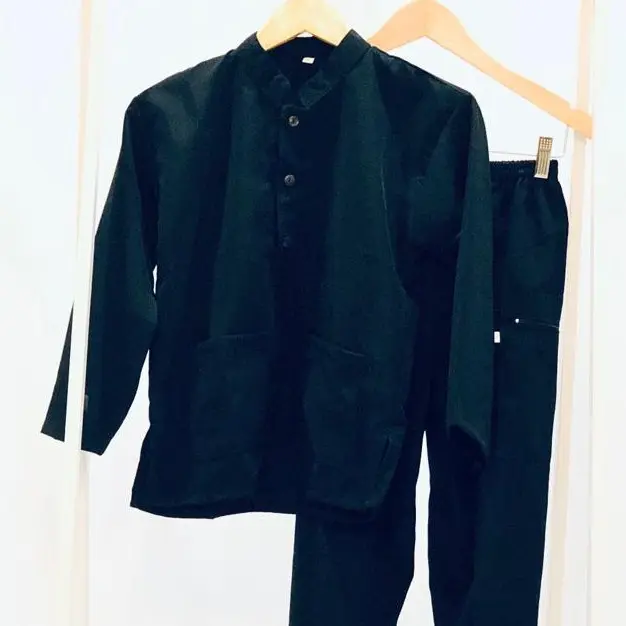 Baju Pangsi adat Sunda Anak polos / Pangsi Stelan Anak polos / Baju Rebo Nyunda / size 3 sampai 14 thn celana setelan 1