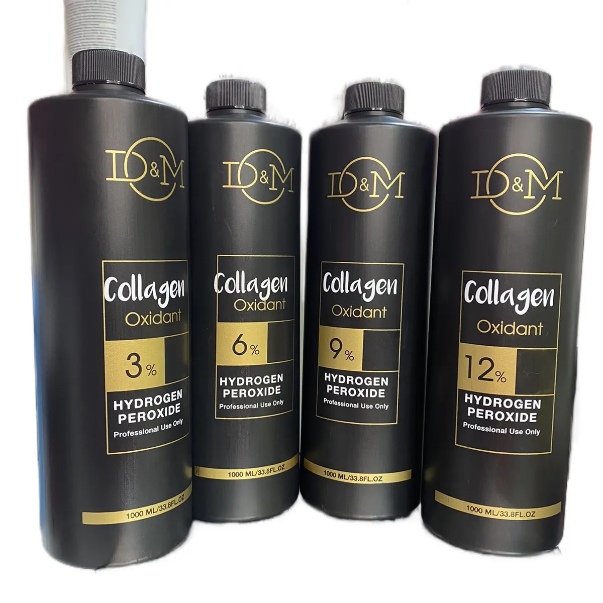 ComBo 4 Chai ( 3%,6%,9%,12% ) OXY TRỢ NHUỘM D & M COLAGEN 3%,6%,9%,12% 1000ml chai ch ô ng x ot hương thơm bạc hà ,hỗ trợ nhuộm tóc Đổi Màu Tóc   nhuộm