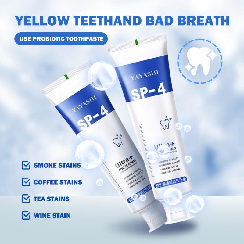 Product Introduction of Buy 1 Take 1! YAYASHI Toothpaste SP-4 Toothpaste, Probiotics, Oral Cleansing, Stain Removal And , Fresh Breath, Jasmine , Mint Refreshing, 100g 22
