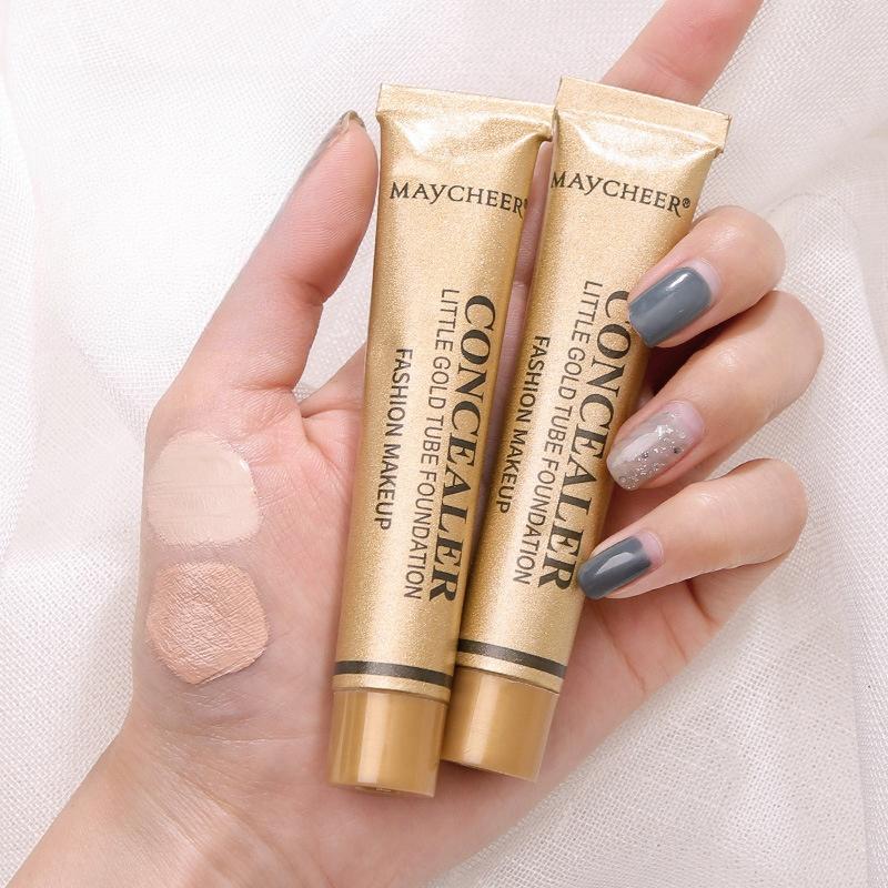 Kem Che Khuyết Điểm Ống Vàng, Cỡ Nhỏ, Có Thể Che Đi Vết Thâm Trên Khuôn Mặt, Vết Mụn, Quầng Mắt Đen, Hình Xăm Và Sẹo Rỗ, Hiệu Quả Che Phủ Tuyệt Vời