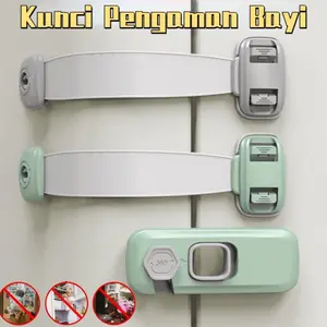 Kunci Pengaman Bayi/Kunci Laci Lemari/Kunci Laci Lemari Kulkas Pintu Serba Guna/Kunci Kulkas Pelindung Anti Buka