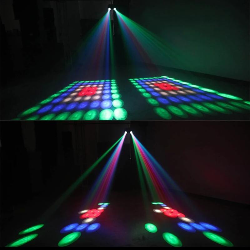 Lampu Laser Spotlight Pesta Disko Tata Cahaya Panggung dengan Sensor Suara RGB Light 10-20W 3